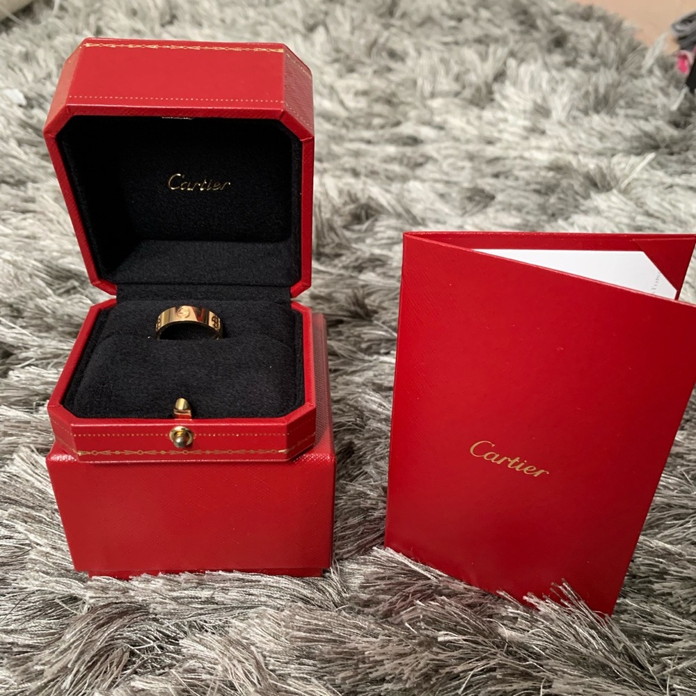CARTIER Love Ring 18k Yellow Gold Size 54